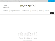 Tablet Screenshot of montrubi.com